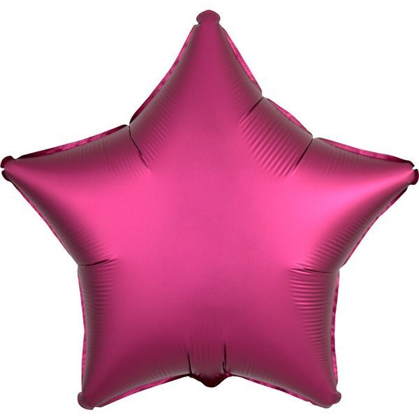 Foil Balloon Satin Luxe Pomegranate Star 18inch - balloonsplaceusa