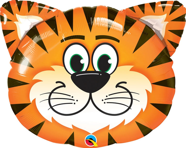Foil Balloon Shape Tickled Tiger 30inch - balloonsplaceusa