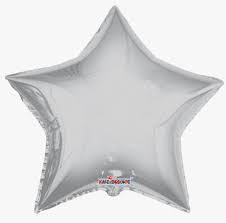 Foil Balloon Silver Star 36inch - balloonsplaceusa