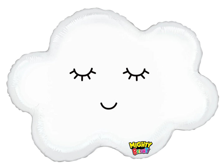 Foil Balloon Sleepy Puffy Cloud 30inch - balloonsplaceusa