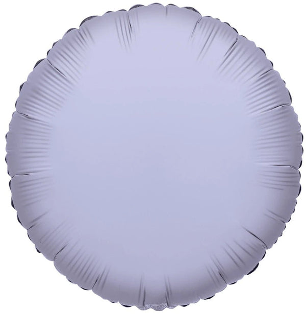 Foil Balloon Solid Round Lilac 18inch - balloonsplaceusa