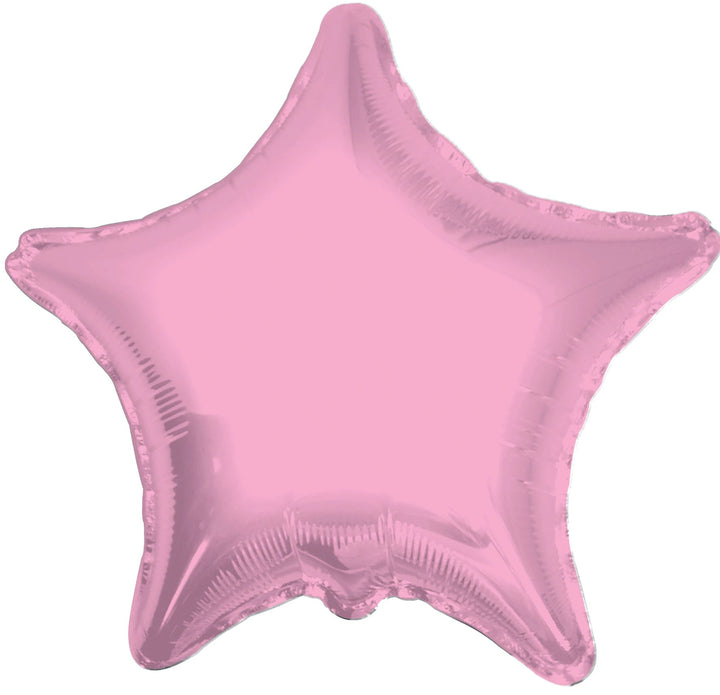 Foil Balloon Solid Star Baby Pink 18inch - balloonsplaceusa