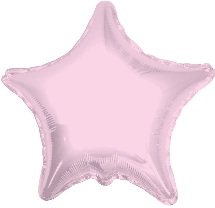 Foil Balloon Star Baby Pink Solid Color 9inch - balloonsplaceusa
