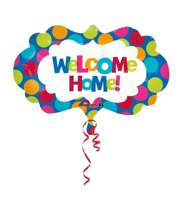 Foil Balloon Welcome Home 27inch - balloonsplaceusa