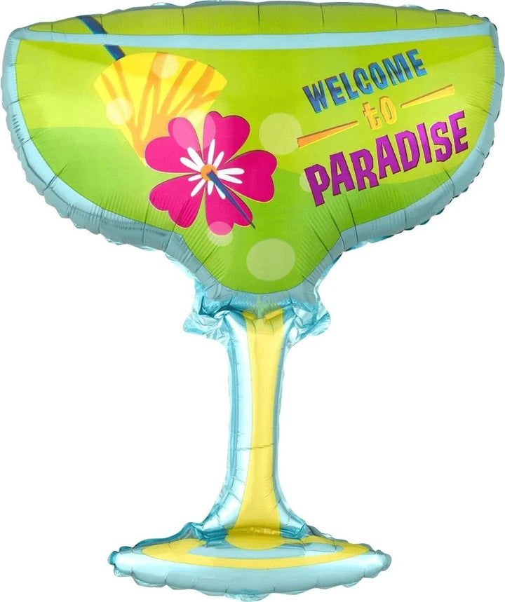 Foil Balloon Welcome To Paradise 28inch - balloonsplaceusa