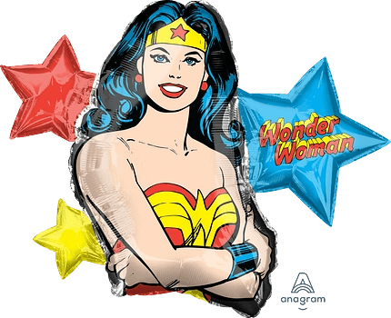 Foil Balloon Wonder Woman 33inch - balloonsplaceusa