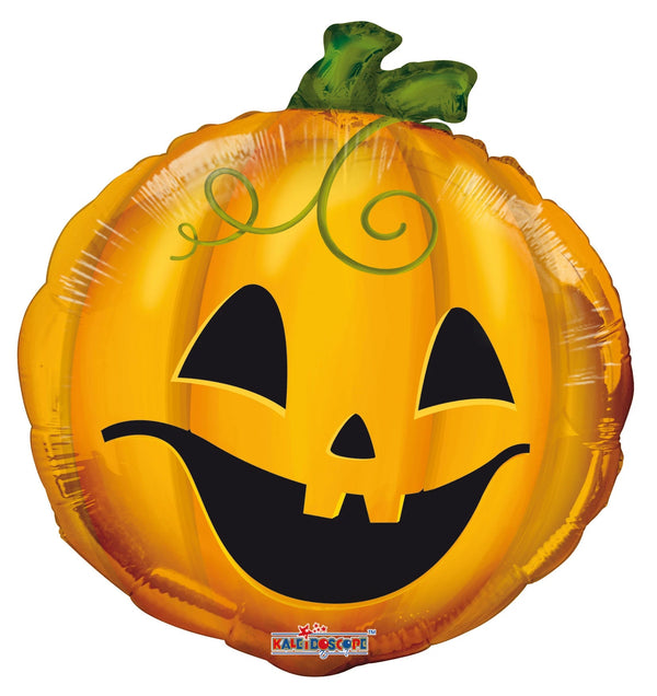 Foil BalloonMr. Scary Pumpkin Face Halloween 18inch - balloonsplaceusa