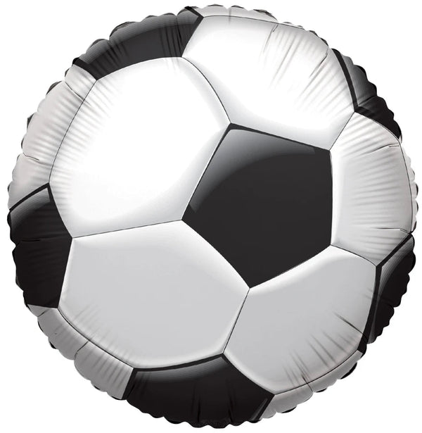 Foil BalloonSoccer Ball 18inch - balloonsplaceusa