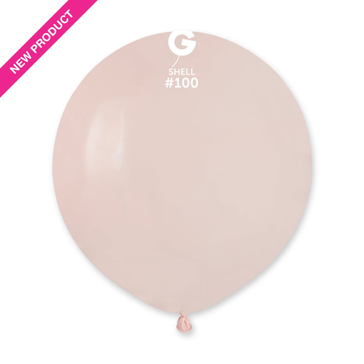 Gemar #100 Shell 19in 25 Count Solid Color - Latex Balloon - balloonsplaceusa