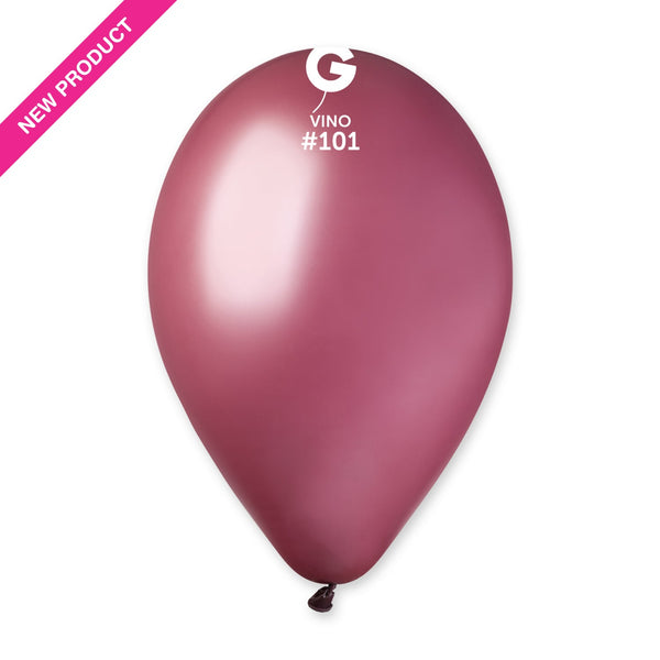 Gemar #101 Vino 12in 50 Count Solid Color - Latex Balloon - balloonsplaceusa