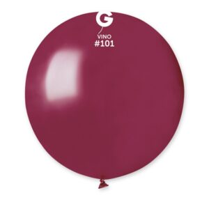 Gemar 101 Vino 19in 25 Count Solid Color - Latex Balloon - balloonsplaceusa