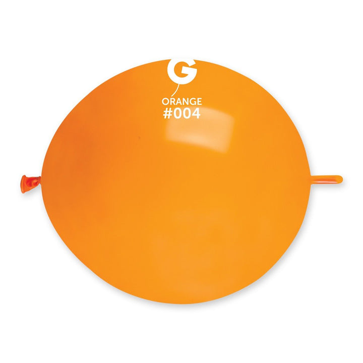 Gemar Latex Balloon #004 Orange 13inch 50 Count Solid Color - balloonsplaceusa