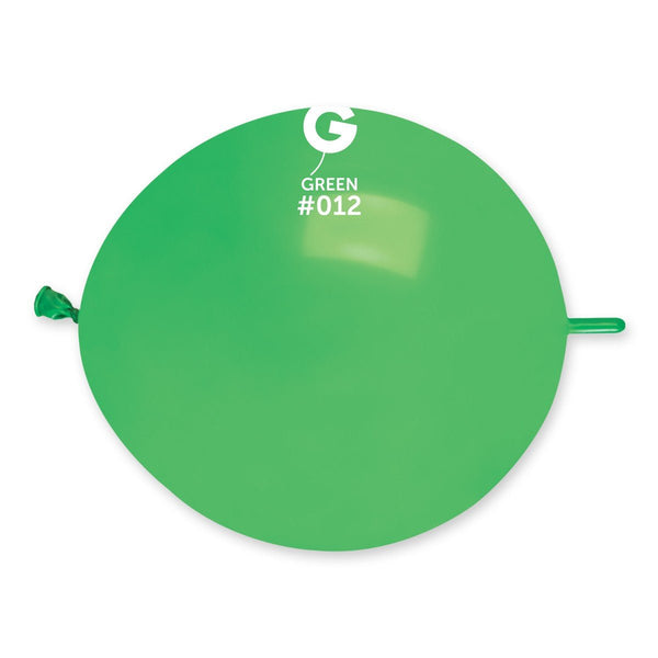 Gemar Latex Balloon #012 Green 13inch 50 Count Solid Color - balloonsplaceusa