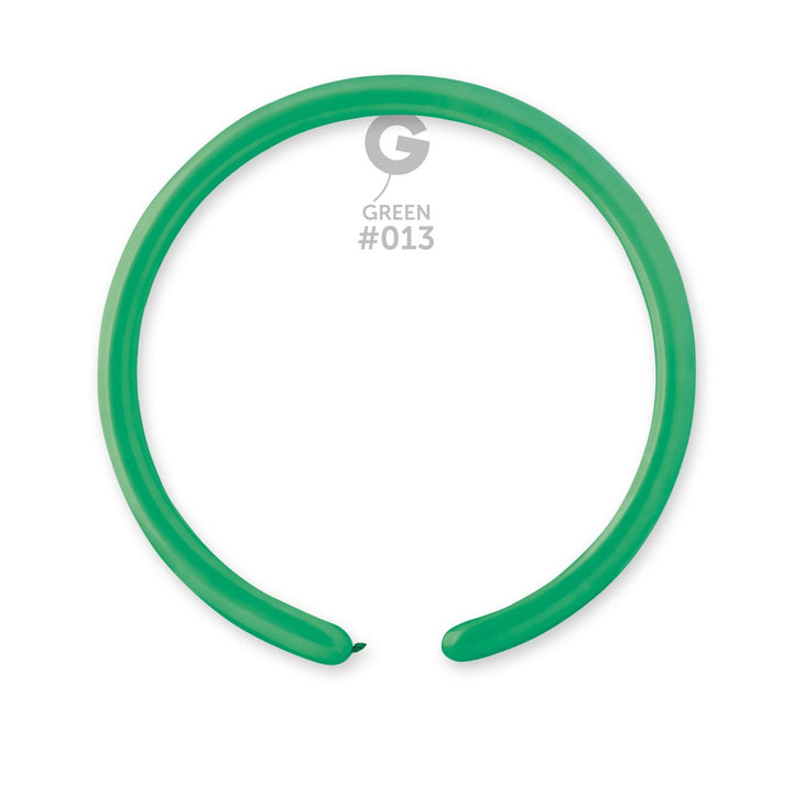 Gemar Latex Balloon #013 Green 1inch 50 Count Solid Color - balloonsplaceusa