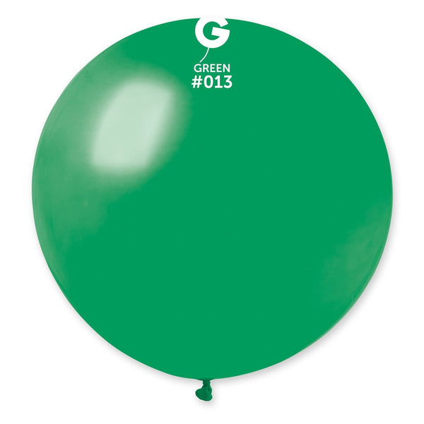 Gemar Latex Balloon #013 Green 31inch 1 Count Solid Color - balloonsplaceusa