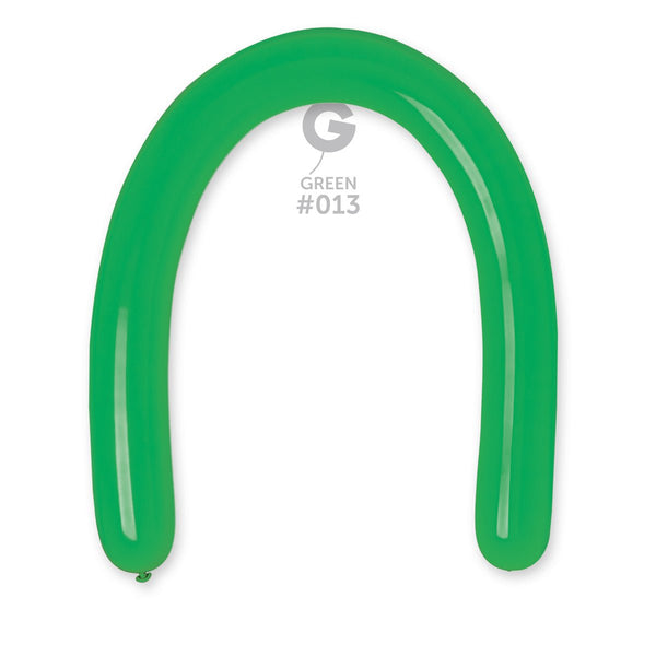 Gemar Latex Balloon #013 Green 3inch 50 Count Solid Color - balloonsplaceusa