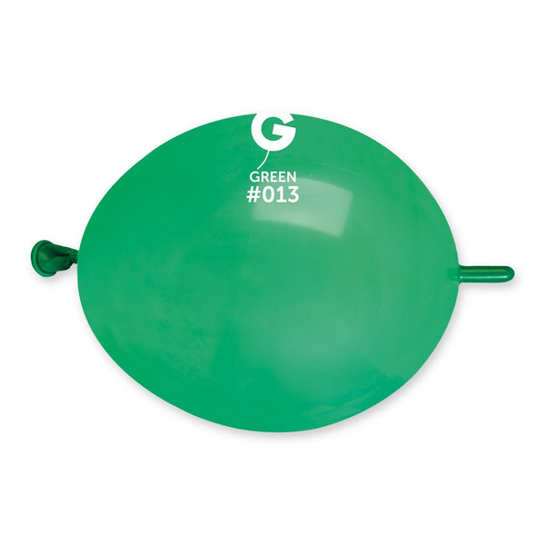 Gemar Latex Balloon #013 Green 6inch 100 Count Solid Color - balloonsplaceusa