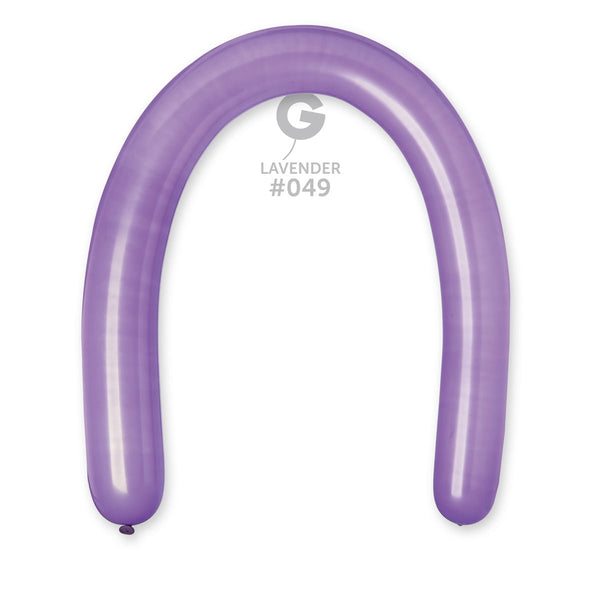 Gemar Latex Balloon #049 Lavender 3inch 50 Count Solid Color - balloonsplaceusa