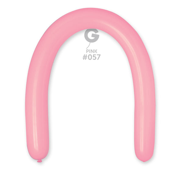 Gemar Latex Balloon #057 Pink 3inch 50 Count Solid Color - balloonsplaceusa