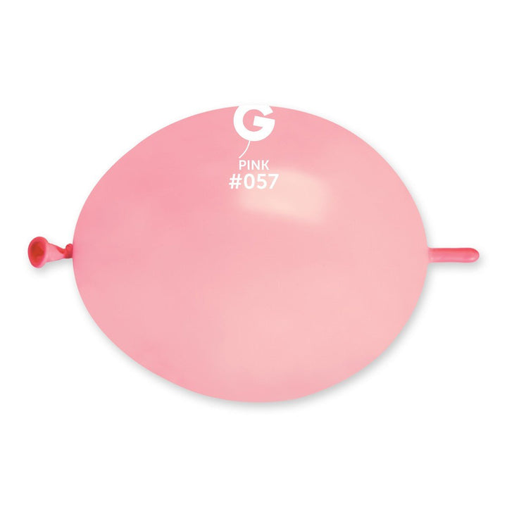 Gemar Latex Balloon #057 Pink 6inch 100 Count Solid Color - balloonsplaceusa