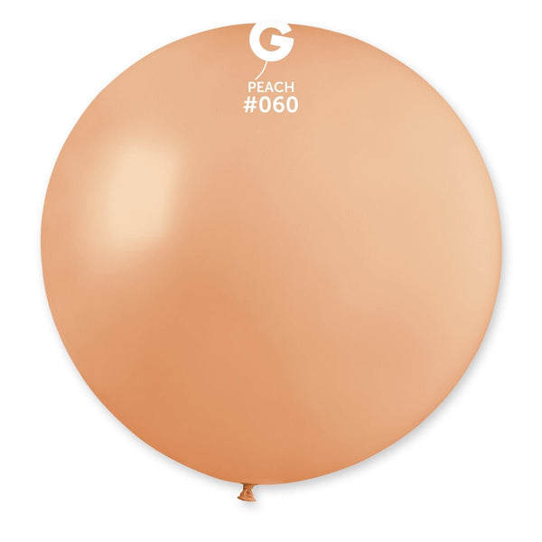 Gemar Latex Balloon #060 Peach 31inch 1 Count Solid Color - balloonsplaceusa