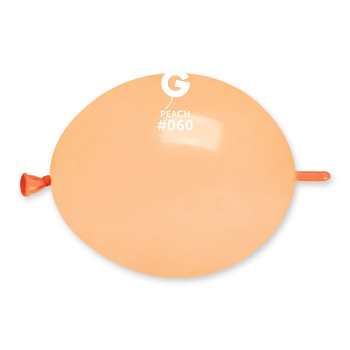 Gemar Latex Balloon #060 Peach 6inch 100 Count Solid Color - balloonsplaceusa