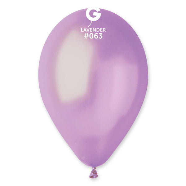 Gemar Latex Balloon #063 Lavender 12inch 50 Count Metal Color - balloonsplaceusa