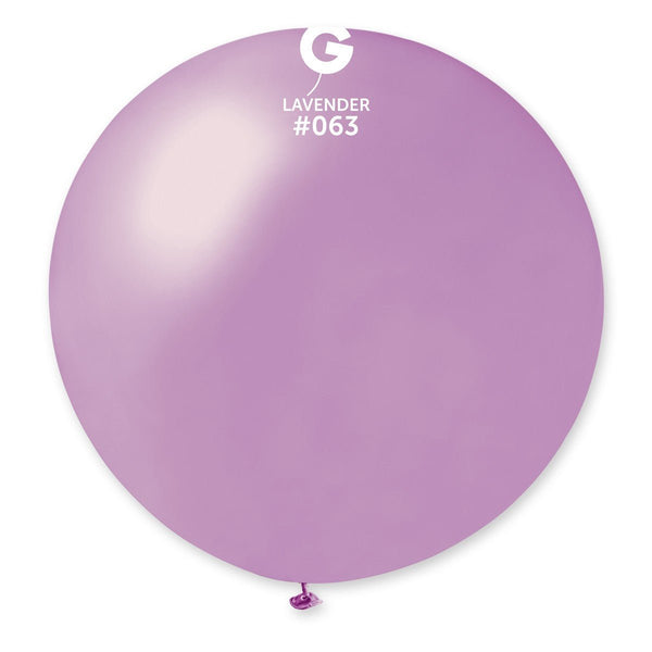 Gemar Latex Balloon #063 Lavender 31inch 1 Count Metal Color - balloonsplaceusa