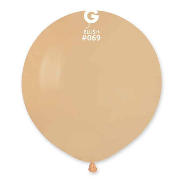 Gemar Latex Balloon #069 Blush 19inch 25 Count Solid Color - balloonsplaceusa