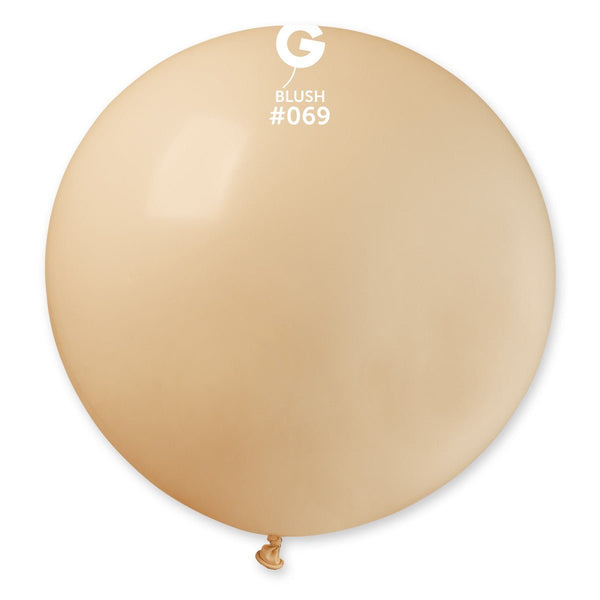 Gemar Latex Balloon #069 Blush 31inch 1 Count Solid Color - balloonsplaceusa