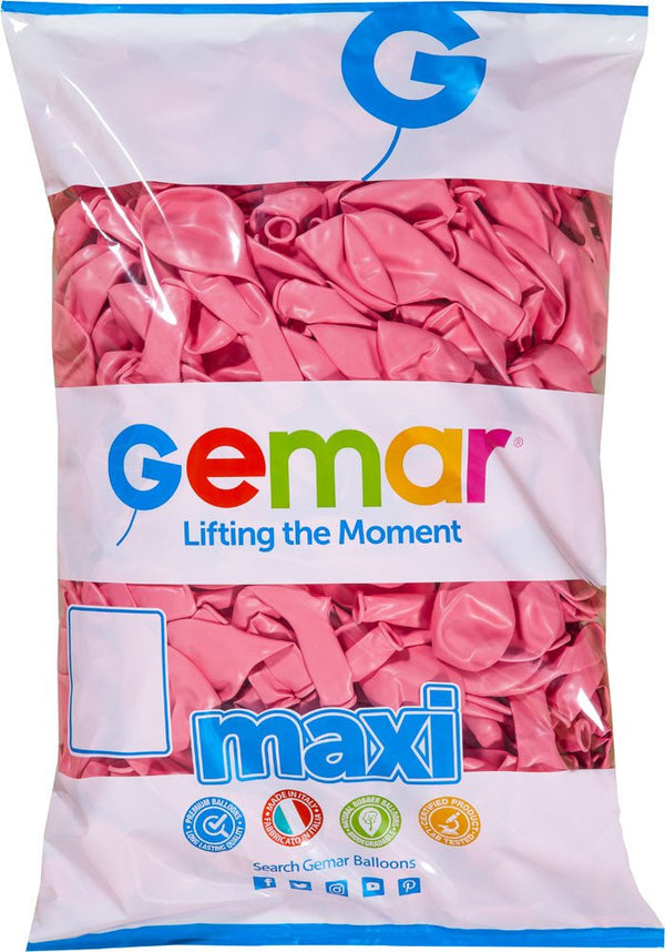 Gemar Latex Balloon #073 Baby Pink 12inch 500 Count Solid Color - balloonsplaceusa