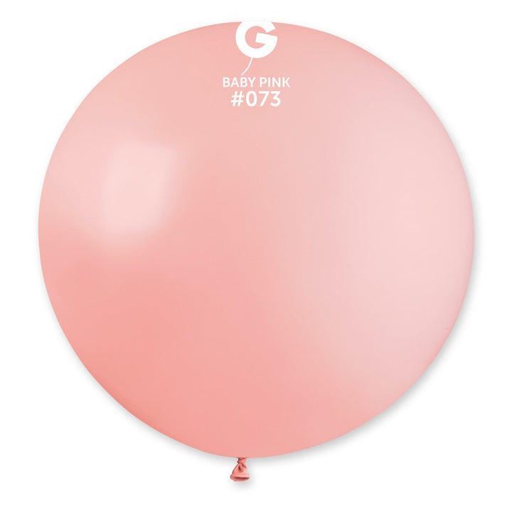 Gemar Latex Balloon #073 Baby Pink 31inch 1 Count Solid Color - balloonsplaceusa