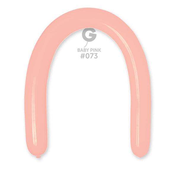 Gemar Latex Balloon #073 Baby Pink 50 Count Solid Color - balloonsplaceusa