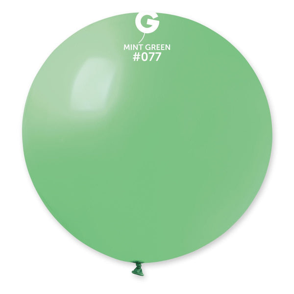 Gemar Latex Balloon #077 Mint Green 31inch 1 Count Solid Color - balloonsplaceusa