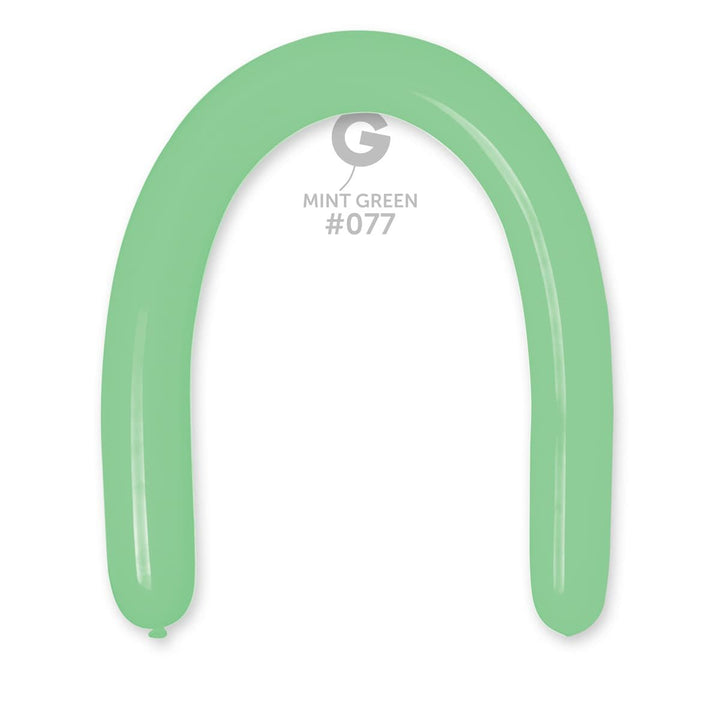 Gemar Latex Balloon #077 Mint Green 3inch 50 Count Solid Color - balloonsplaceusa
