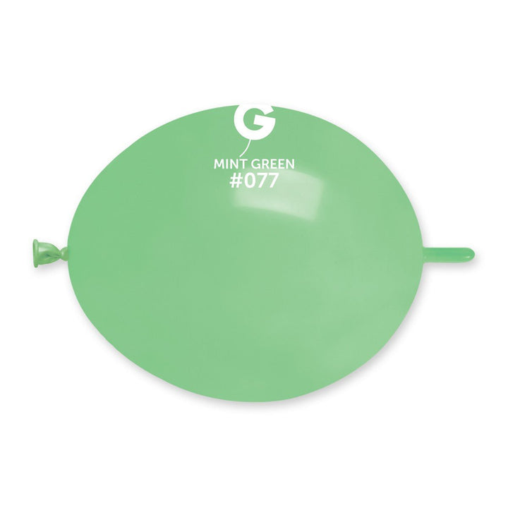 Gemar Latex Balloon #077 Mint Green 6inch 100 Count Solid Color - balloonsplaceusa