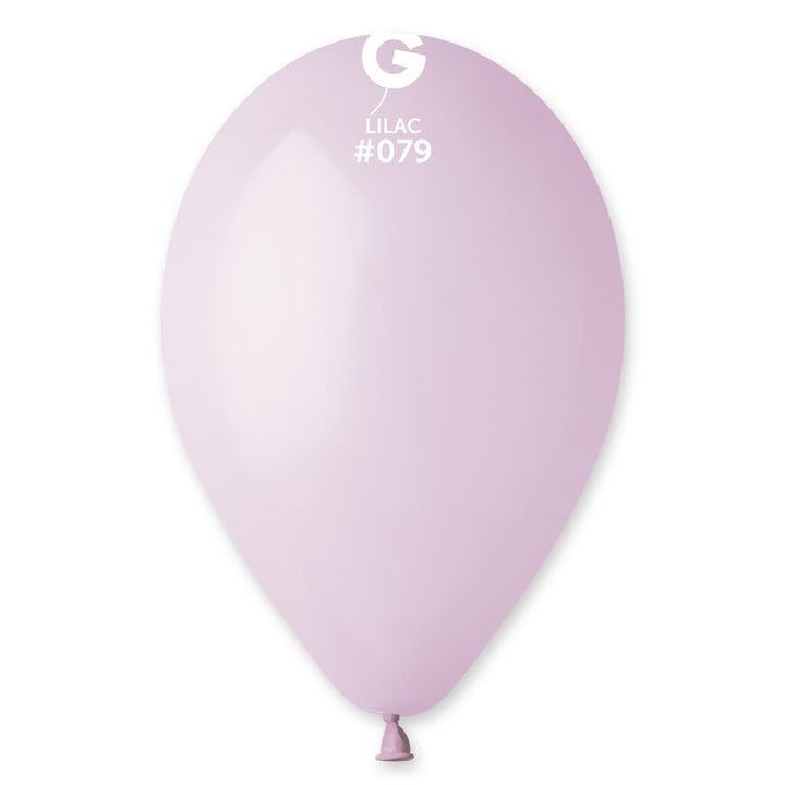Gemar Latex Balloon #079 Lilac 12inch 50 Count Solid Color - balloonsplaceusa