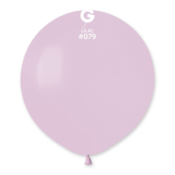 Gemar Latex Balloon #079 Lilac 19inch 25 Count Solid Color - balloonsplaceusa