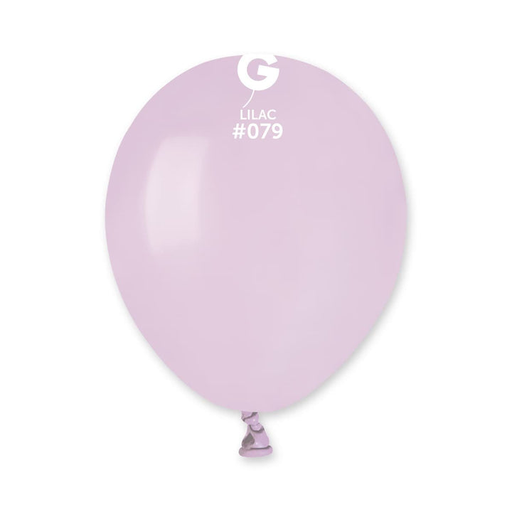 Gemar Latex Balloon #079 Lilac 5inch 100 Count Solid Color - balloonsplaceusa