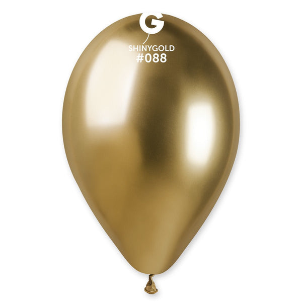 Gemar Latex Balloon #088 Gold 13inch 25 Count Shiny Color - balloonsplaceusa