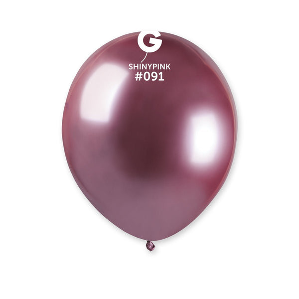 Gemar Latex Balloon #091 Pink 5inch 50 Count Shiny Color - balloonsplaceusa