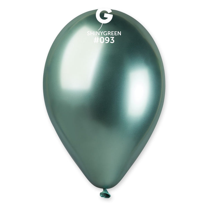 Gemar Latex Balloon #093 Green 13inch 25 Count Shiny Color - balloonsplaceusa