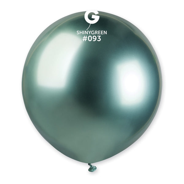 Gemar Latex Balloon #093 Green 19inch 25 Count Shiny Color - balloonsplaceusa