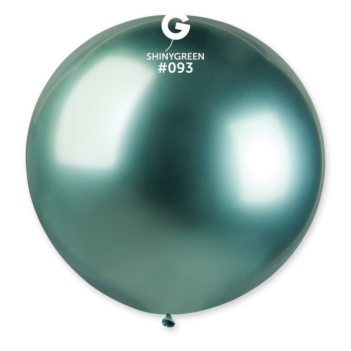 Gemar Latex Balloon #093 Green 31inch 1 Count Shiny Color - balloonsplaceusa