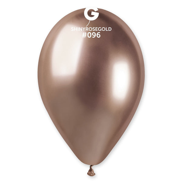 Gemar Latex Balloon #096 Rose Gold 13inch 25 Count Shiny Color - balloonsplaceusa