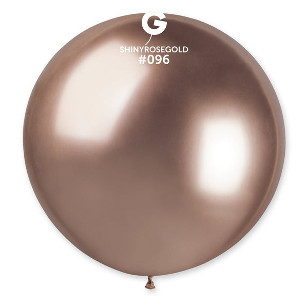 Gemar Latex Balloon #096 Rose Gold 31inch 1 Count Shiny Color - balloonsplaceusa