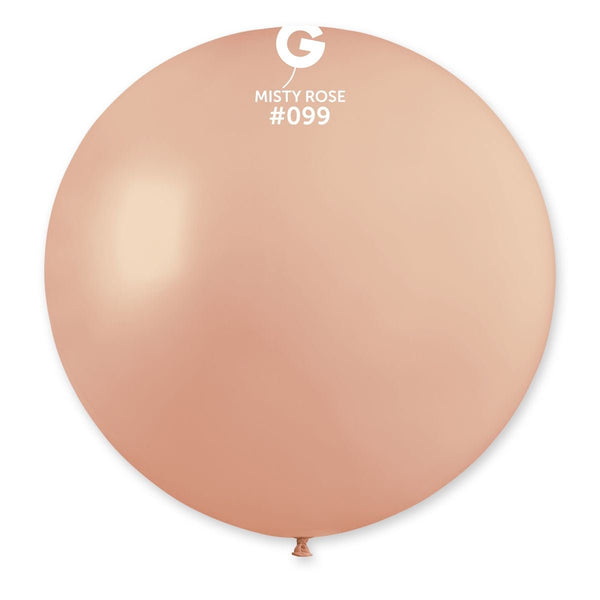Gemar Latex Balloon #099 Misty Rose 31inch 1 Count Solid Color - balloonsplaceusa