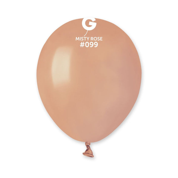 Gemar Latex Balloon #099 Misty Rose 5inch 100 Count Solid Color - balloonsplaceusa